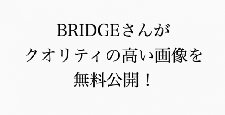 紹介 Bridge小松さんが無料画像を公開 クオリティが高くてやばいですよ リハビリテーションコンサルタント